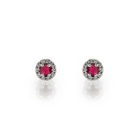 Ohrringe Promesse Dame in Gold Diamante 0.18 Ct OCDV2R - OCDV2R